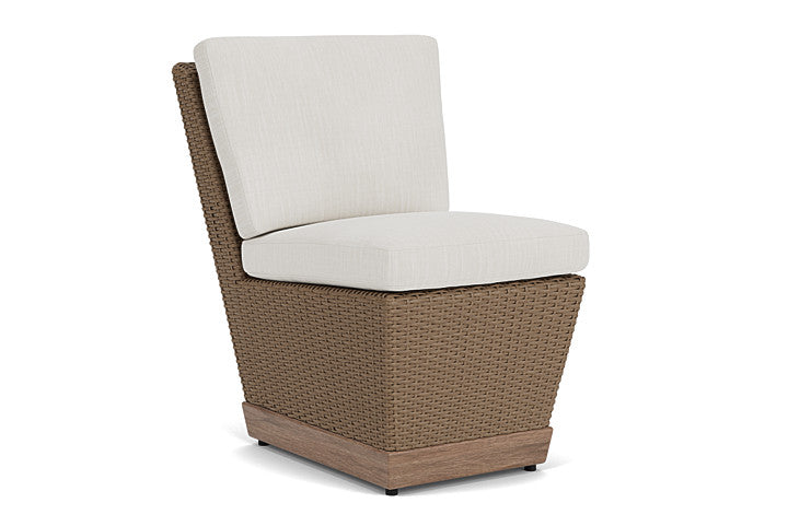 Lloyd Flanders - Charisma Armless Dining Chair In Brindle Finish With Rollo Linen Fabric - 4210075142020 view 1