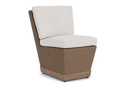 Lloyd Flanders - Charisma Armless Dining Chair In Brindle Finish With Rollo Linen Fabric - 4210075142020 view 1