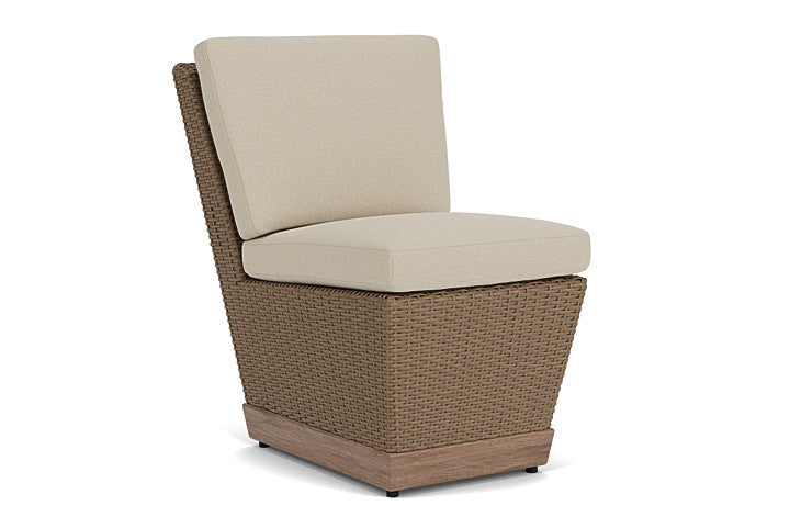 Lloyd Flanders - Charisma Armless Dining Chair In Brindle Finish With Rumba Straw Fabric - 4210075142008 view 1