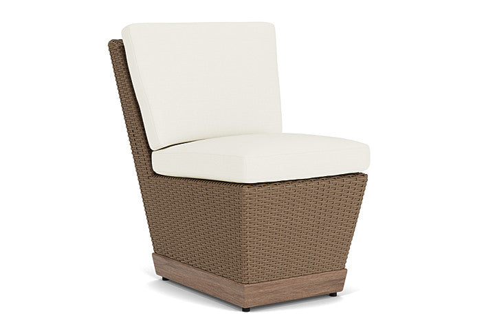 Lloyd Flanders - Charisma Armless Dining Chair In Brindle Finish With Sailcloth Salt Fabric - 421007514890 view 1
