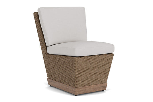 Lloyd Flanders - Charisma Armless Dining Chair In Brindle Finish With Sailcloth Seagull Fabric - 421007514W61 view 1