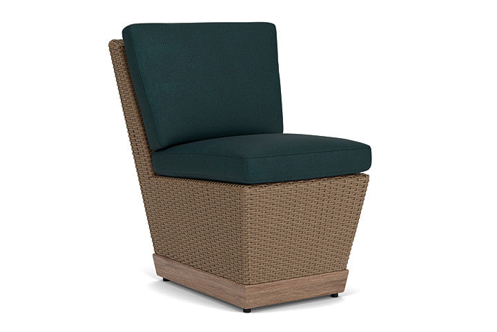 Lloyd Flanders - Charisma Armless Dining Chair In Brindle Finish With Sandberg Lagoon Fabric - 4210075142039 view 1