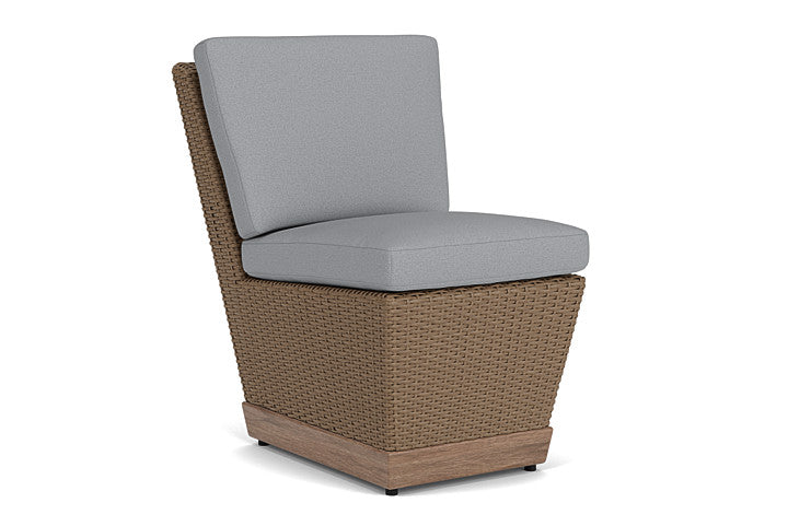 Lloyd Flanders - Charisma Armless Dining Chair In Brindle Finish With Sandberg Pewter Fabric - 4210075142029 view 1