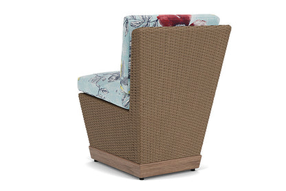 Lloyd Flanders - Charisma Armless Dining Chair In Brindle Finish With Serena Floral Meadow Fabric - 4210075142079 view 2