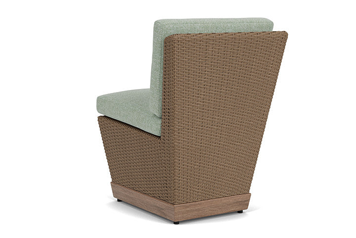 Lloyd Flanders - Charisma Armless Dining Chair In Brindle Finish With Serene Spa Fabric - 4210075142031 view 2