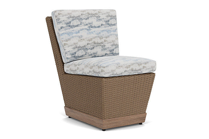 Lloyd Flanders - Charisma Armless Dining Chair In Brindle Finish With Stratosphere Cloud Fabric - 4210075141966 view 1