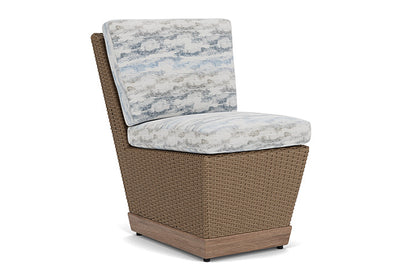 Lloyd Flanders - Charisma Armless Dining Chair In Brindle Finish With Stratosphere Cloud Fabric - 4210075141966 view 1