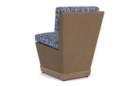 Lloyd Flanders - Charisma Armless Dining Chair In Brindle Finish With Visions Cobalt Fabric - 421007514683 view 2