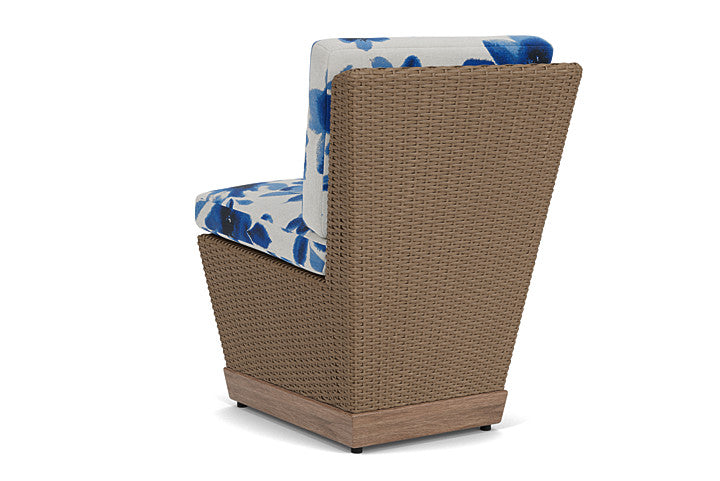 Lloyd Flanders - Charisma Armless Dining Chair In Brindle Finish With Watercolor Blossom Capri Fabric - 421007514672 view 2