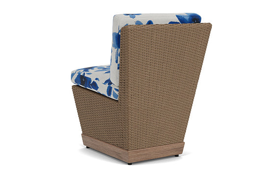 Lloyd Flanders - Charisma Armless Dining Chair In Brindle Finish With Watercolor Blossom Capri Fabric - 421007514672 view 2