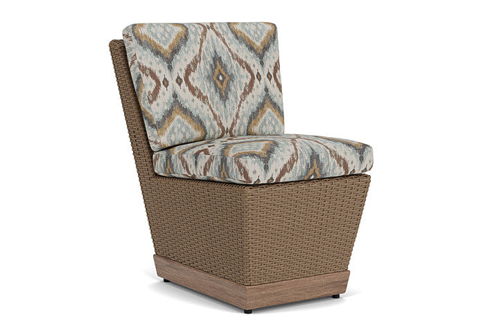 Lloyd Flanders - Charisma Armless Dining Chair In Brindle Finish With Yoko Mist Fabric - 421007514727 view 1
