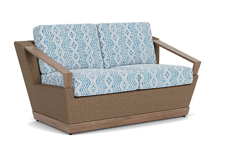 Lloyd Flanders - Charisma Loveseat In Brindle Finish With Aman Capri Fabric - 4210505141800 view 1