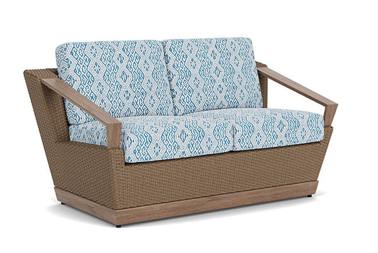 Lloyd Flanders - Charisma Loveseat In Brindle Finish With Aman Capri Fabric - 4210505141800 view 1