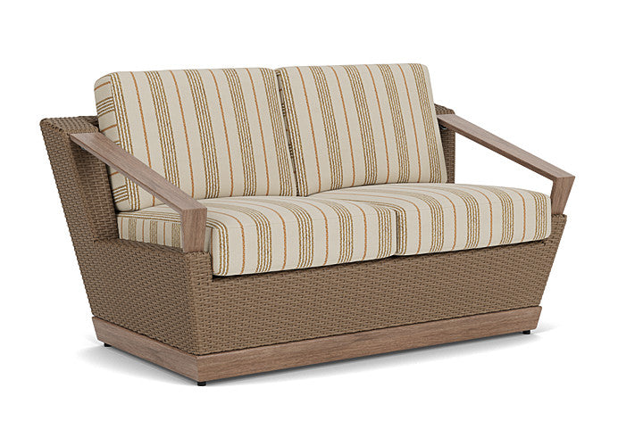Lloyd Flanders - Charisma Loveseat In Brindle Finish With Amber Waves Fabric - 4210505142044 view 1