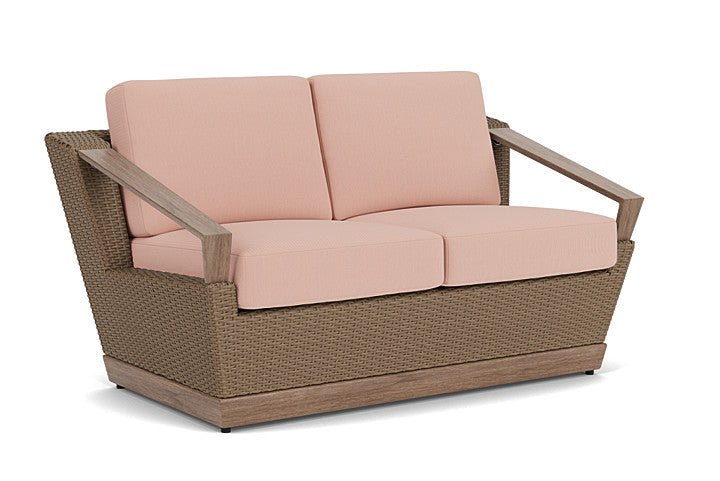 Lloyd Flanders - Charisma Loveseat In Brindle Finish With Azulu Clay Fabric - 4210505142033 view 1