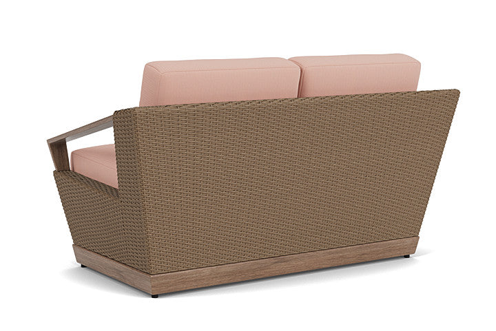 Lloyd Flanders - Charisma Loveseat In Brindle Finish With Azulu Clay Fabric - 4210505142033 view 2