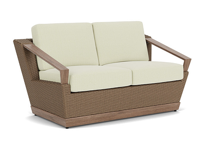 Lloyd Flanders - Charisma Loveseat In Brindle Finish With Bamboo Bay Meadow Fabric - 4210505142060 view 1
