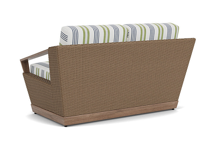 Lloyd Flanders - Charisma Loveseat In Brindle Finish With Berkely Hall Green Fabric - 4210505142062 view 2