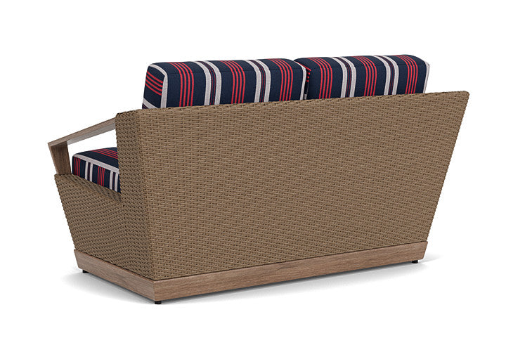 Lloyd Flanders - Charisma Loveseat In Brindle Finish With Berkely Hall Navy Fabric - 4210505142063 view 2
