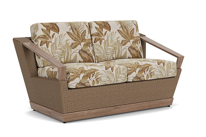 Lloyd Flanders - Charisma Loveseat In Brindle Finish With Botanic Willow Fabric - 421050514164 view 1