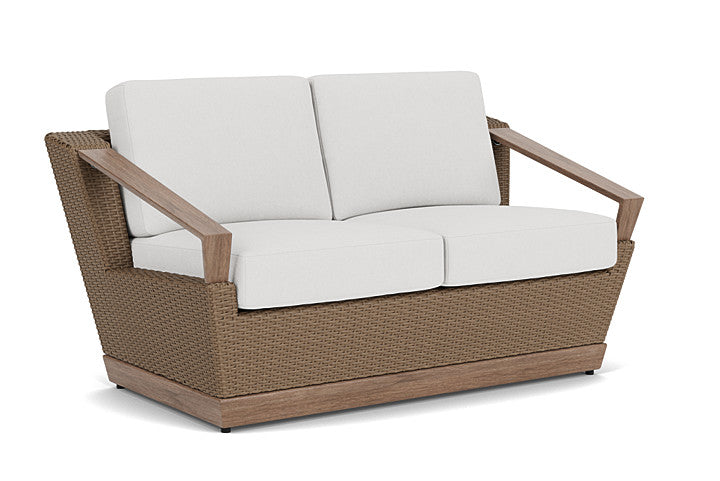 Lloyd Flanders - Charisma Loveseat In Brindle Finish With Canvas Natural Fabric - 421050514159 view 1