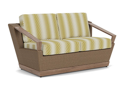 Lloyd Flanders - Charisma Loveseat In Brindle Finish With Clock Out Dew Fabric - 4210505142083 view 1