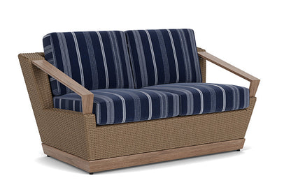 Lloyd Flanders - Charisma Loveseat In Brindle Finish With Consider Indigo Fabric - 4210505141969 view 1