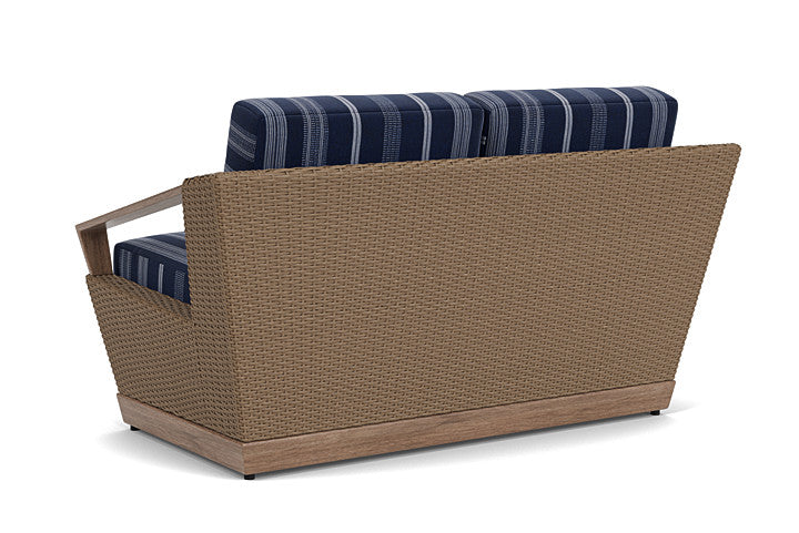 Lloyd Flanders - Charisma Loveseat In Brindle Finish With Consider Indigo Fabric - 4210505141969 view 2