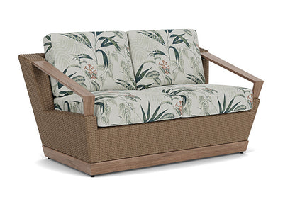Lloyd Flanders - Charisma Loveseat In Brindle Finish With Delicate Botanical Sage Fabric - 4210505142075 view 1