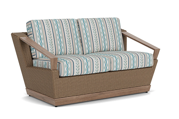 Lloyd Flanders - Charisma Loveseat In Brindle Finish With Ilona Resort Fabric - 4210505142069 view 1