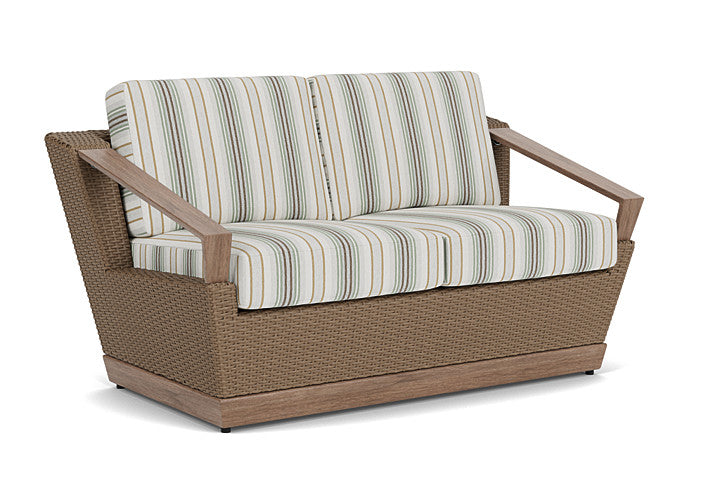 Lloyd Flanders - Charisma Loveseat In Brindle Finish With Jansen Eucalyptus Fabric - 4210505142061 view 1