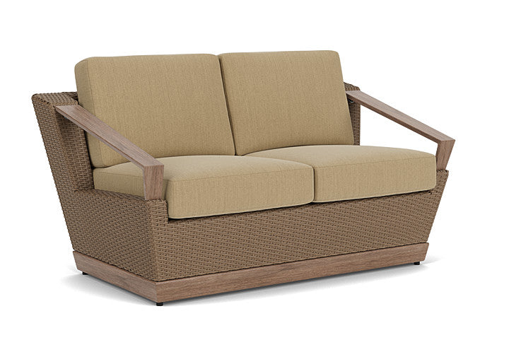 Lloyd Flanders - Charisma Loveseat In Brindle Finish With Loveboat Saffron Fabric - 4210505142009 view 1