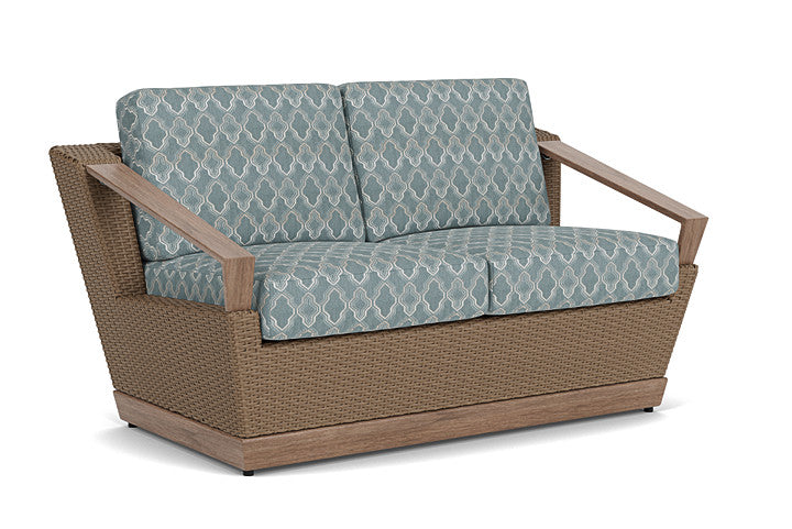 Lloyd Flanders - Charisma Loveseat In Brindle Finish With Luna Mist Fabric - 4210505142070 view 1