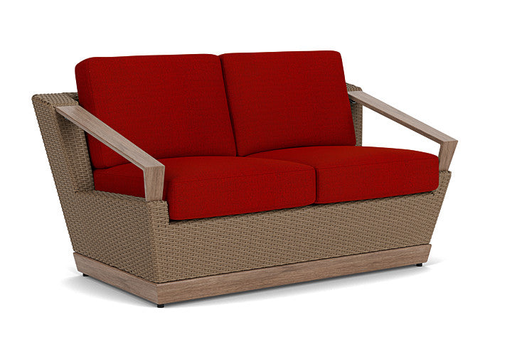 Lloyd Flanders - Charisma Loveseat In Brindle Finish With Partyline Lollipop Fabric - 4210505142054 view 1