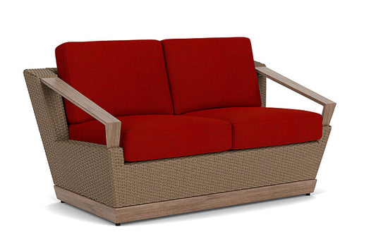 Lloyd Flanders - Charisma Loveseat In Brindle Finish With Partyline Lollipop Fabric - 4210505142054 view 1