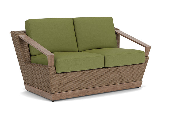 Lloyd Flanders - Charisma Loveseat In Brindle Finish With Reflections Grass Fabric - 4210505142051 view 1