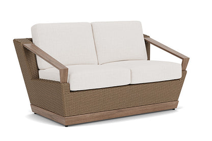 Lloyd Flanders - Charisma Loveseat In Brindle Finish With Reflections Snow Fabric - 4210505142014 view 1