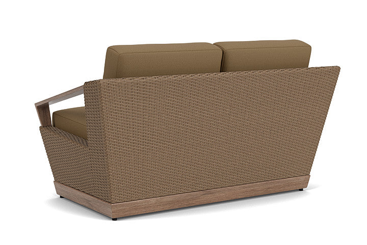 Lloyd Flanders - Charisma Loveseat In Brindle Finish With Reflections Straw Fabric - 4210505142053 view 2