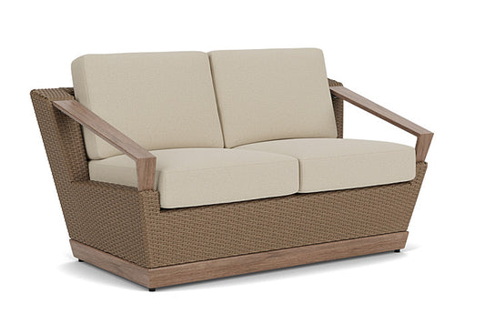 Lloyd Flanders - Charisma Loveseat In Brindle Finish With Rumba Straw Fabric - 4210505142008 view 1