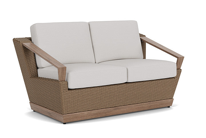 Lloyd Flanders - Charisma Loveseat In Brindle Finish With Sailcloth Seagull Fabric - 421050514W61 view 1