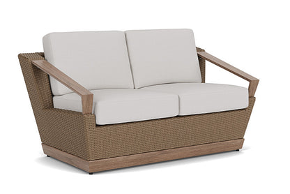 Lloyd Flanders - Charisma Loveseat In Brindle Finish With Sailcloth Seagull Fabric - 421050514W61 view 1