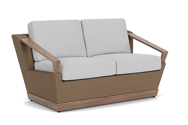 Lloyd Flanders - Charisma Loveseat In Brindle Finish With Sandberg Dove Fabric - 4210505142022 view 1