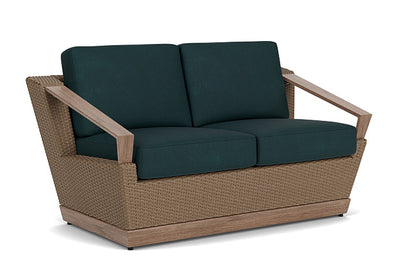 Lloyd Flanders - Charisma Loveseat In Brindle Finish With Sandberg Lagoon Fabric - 4210505142039 view 1