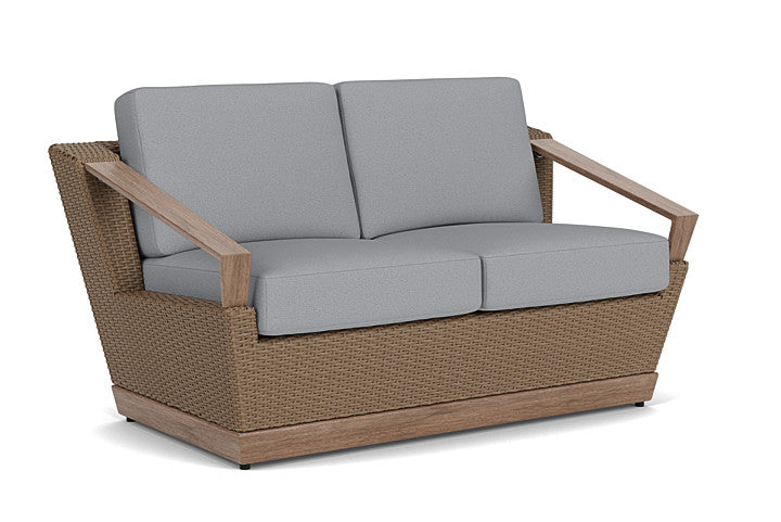 Lloyd Flanders - Charisma Loveseat In Brindle Finish With Sandberg Pewter Fabric - 4210505142029 view 1