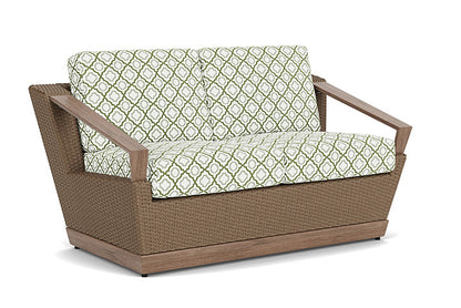 Lloyd Flanders - Charisma Loveseat In Brindle Finish With Savannah Green Fabric - 4210505142064 view 1