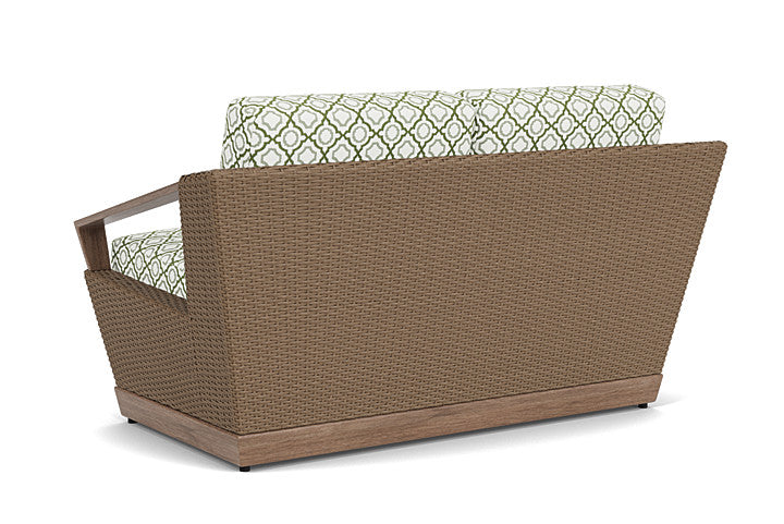 Lloyd Flanders - Charisma Loveseat In Brindle Finish With Savannah Green Fabric - 4210505142064 view 2