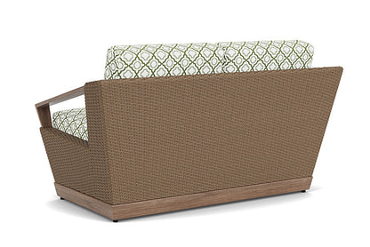 Lloyd Flanders - Charisma Loveseat In Brindle Finish With Savannah Green Fabric - 4210505142064 view 2