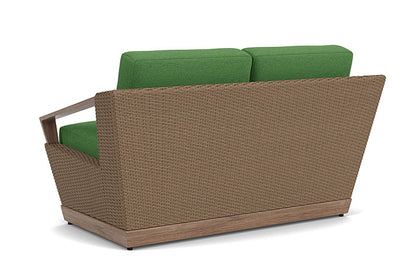 Lloyd Flanders - Charisma Loveseat In Brindle Finish With Seadog Botanical Fabric - 4210505142066 view 2