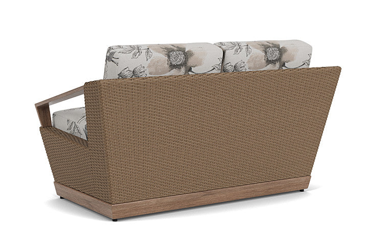 Lloyd Flanders - Charisma Loveseat In Brindle Finish With Serena Floral Dove Fabric - 4210505142077 view 2