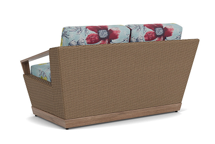 Lloyd Flanders - Charisma Loveseat In Brindle Finish With Serena Floral Meadow Fabric - 4210505142079 view 2